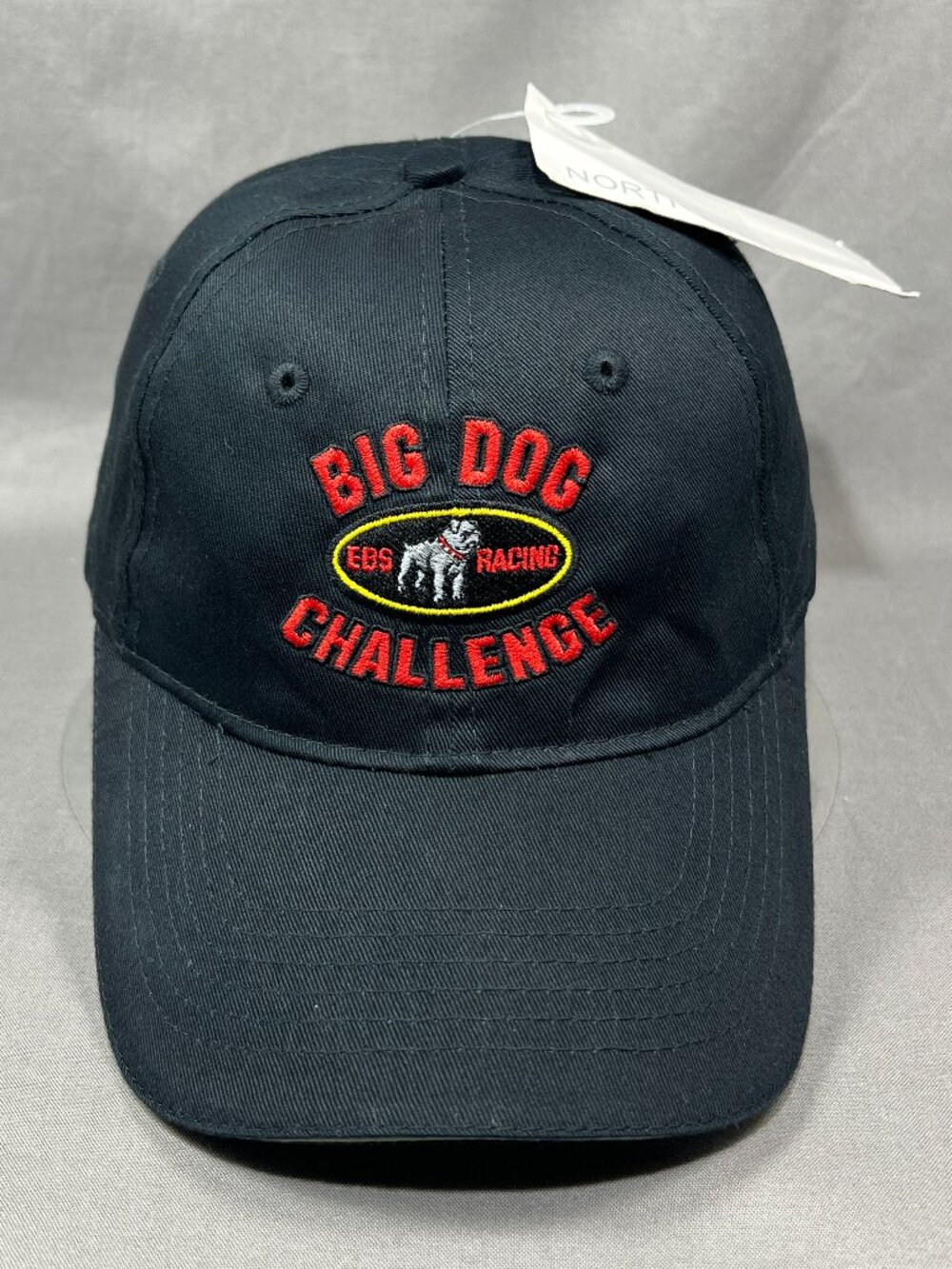 North End Big Dog Challenge EBS Racing Hat Black Strapback Motorsports Mens Cap
